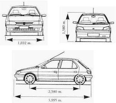 Peugeot 306 I Hatchback • Dane techniczne • AutoCentrum.pl