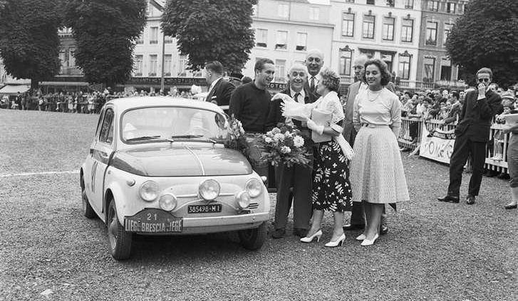 Powrót Fiata 500 w rajdzie Liege-Brescia-Liege 2008