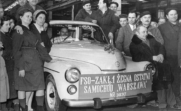 Historia motoryzacji w Polsce: FSO Warszawa - ewolucja licencyjnego GAZ-a