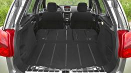 Peugeot 207 Kombi - tylna kanapa złożona, widok z bagażnika