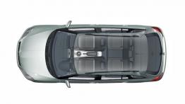 Skoda Fabia II Kombi - widok z góry