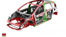 Peugeot 207 Kombi - schemat konstrukcyjny auta