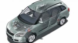 Skoda Fabia II Kombi - schemat konstrukcyjny auta