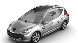Peugeot 207 Kombi - schemat konstrukcyjny auta