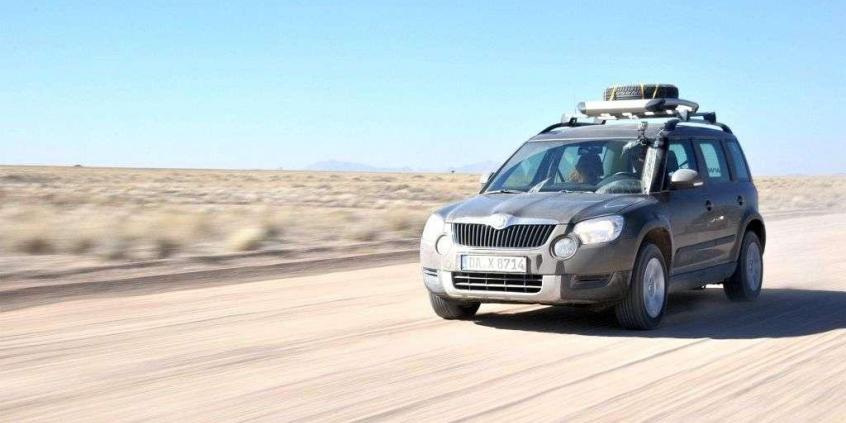 Skoda Yeti w Namibii - dzień 3 - podróż nad Atlantyk