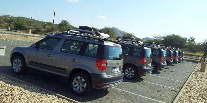 Skoda Yeti w Namibii - dzień 1 - pierwsze wrażenia