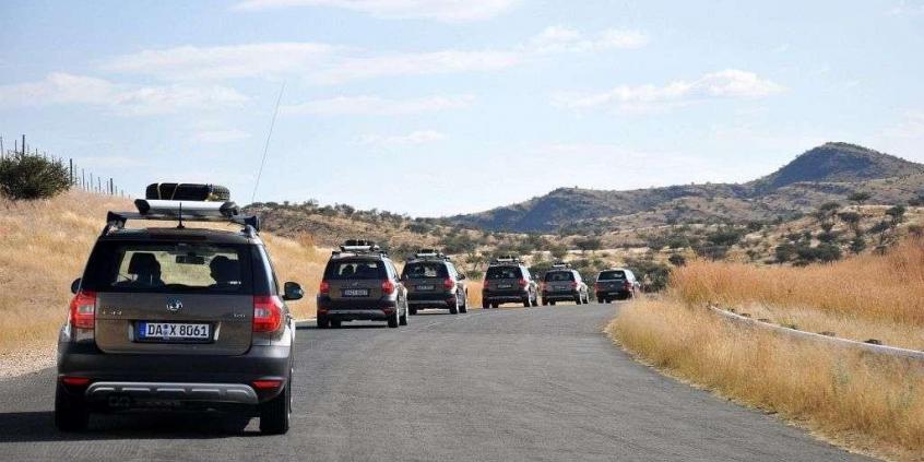 Skoda Yeti w Namibii - dzień 1 - pierwsze wrażenia