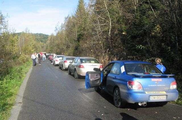 Asy dawnych tras rajdowych na starcie 40 Rajdu Żubrów