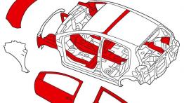 Toyota Aygo - schemat konstrukcyjny auta