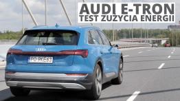 Audi e-tron 408 KM - pomiar zużycia energii