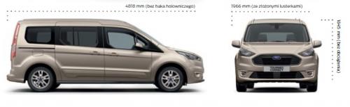 Szkic techniczny Ford Tourneo Connect III Grand