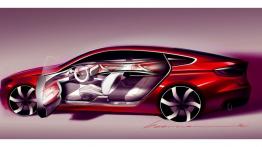 BMW serii 3 GT - szkic auta