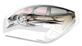 BMW serii 3 GT - szkic wnętrza