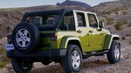 Jeep Wrangler 2007 Unlimited - widok z tyłu