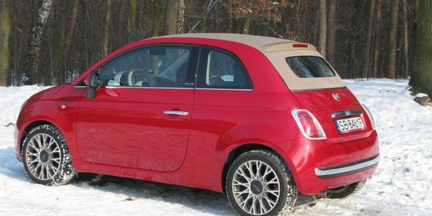 Fiat 500 C - Czapka na zimę