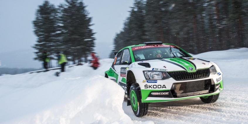 Rajd Szwecji: obie załogi ŠKODA Motorsport kończą zmagania na podium