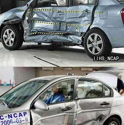 Chińskie testy zderzeniowe są niewiarygodne?