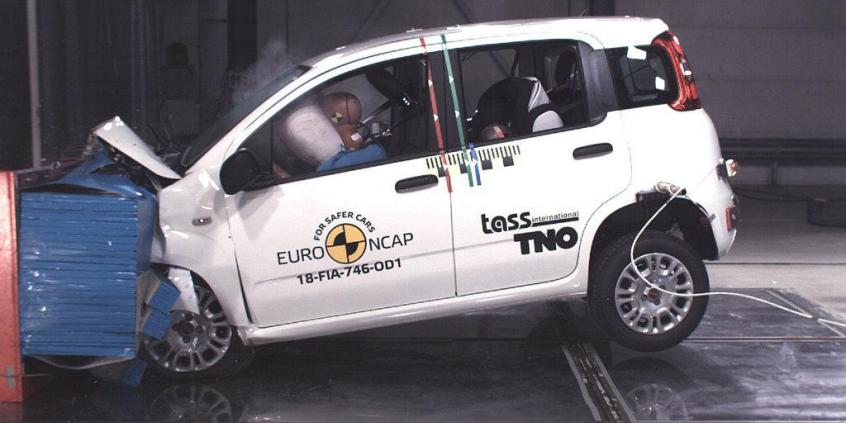 Katastrofalne wyniki testów zderzeniowych Fiata Pandy i Jeepa Wranglera