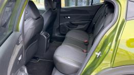 Peugeot 408 FL pierwsza jazda - tylna kanapa