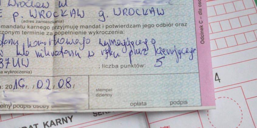 Protest policjantów. Nie będą wystawiać mandatów?