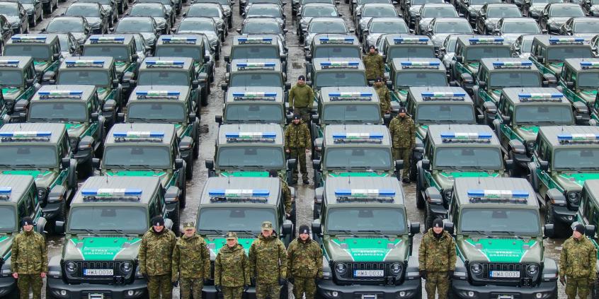 Jeepy, Cupry i Skody ruszają na granice. Straż Graniczna odebrała flotę wartą 31 milionów złotych