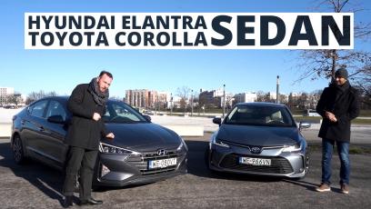 Hyundai Elantra vs Toyota Corolla - bunt sedanów