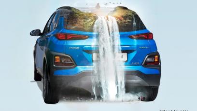 Projekt #NextAwaits KONA Hybrid podkreślający podwójną naturę modelu