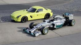 Mercedes SLS AMG Electric Drive - widok z góry