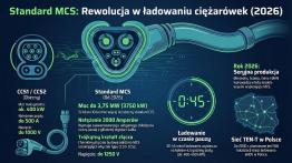 Standard ładowania MCS (Megawatt Charging System) – czy 2026 to rok, w którym ładowanie trwa tyle, co tankowanie?