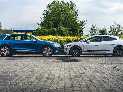#Audi #etron #Jaguar #ipace