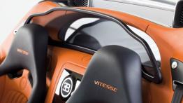 Bugatti Veyron Grand Sport Vitesse - zagłówek na fotelu kierowcy, widok z przodu