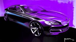 BMW serii 6 Gran Coupe - szkic auta