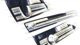 BMW serii 6 Gran Coupe - szkic wnętrza