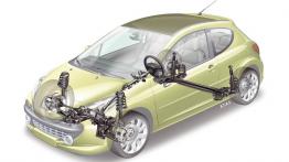 Peugeot 207 Berline - schemat konstrukcyjny auta
