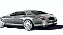 Bentley Mulsanne - szkic auta