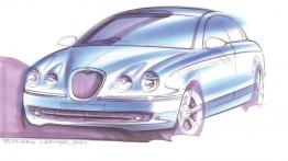 Jaguar S-Type - szkic auta