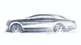 Bentley Mulsanne - szkic auta