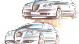 Jaguar S-Type - szkic auta