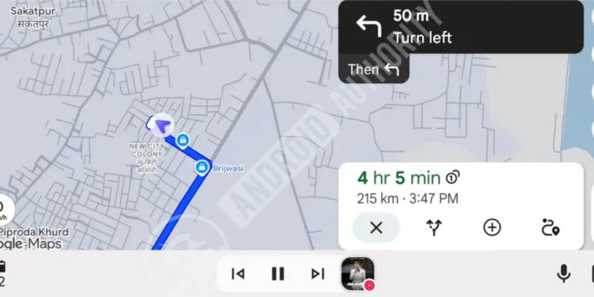 Google zmienia Mapy w Androidzie Auto. Nowy wygląd ma mniej razić po zmroku