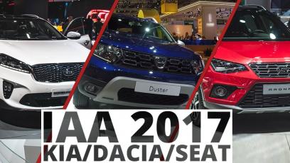 Frankfurt 2017 - Kia, Dacia, Seat