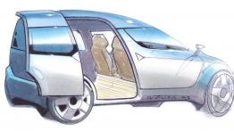 Skoda Roomster - szkic auta