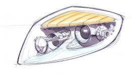 Skoda Roomster - szkic elementu nadwozia