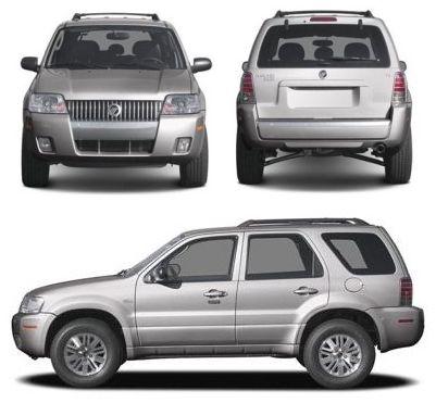 Szkic techniczny Mercury Mariner I