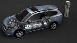 Mitsubishi Outlander III PHEV - schemat konstrukcyjny auta