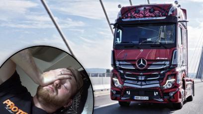 Mercedes Actros - ostatnią noc spędziłem w szoferce