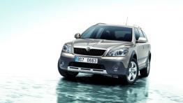 Skoda Octavia II Scout Facelifting - widok z przodu