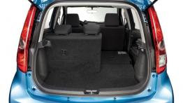 Suzuki Splash Facelifting - tylna kanapa złożona, widok z bagażnika