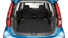 Suzuki Splash Facelifting - tylna kanapa złożona, widok z bagażnika