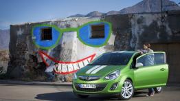Opel Corsa po liftingu - widok z przodu