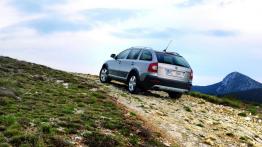 Skoda Octavia II Scout Facelifting - widok z tyłu